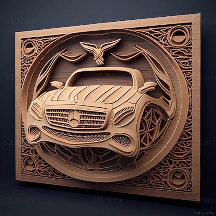 3D модель Mercedes Benz W213 (STL)